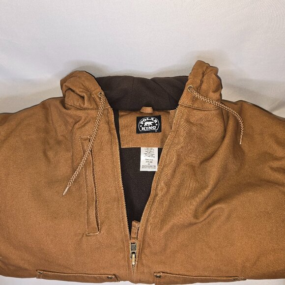 Polar King Fleece Lined Insulated Duck Jacket, Men's XL, NWT - Picture 5 of 9